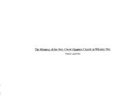 Case Study on architectural and structural details of Holy Ghost Ukrainian Catholic Parish. Also deals with a bit about Ukrainian Catholic community and church finances. 