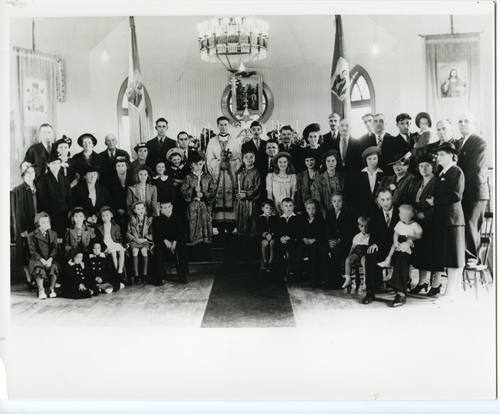 Photograph of Holy Ghost Parish, inside of the church.