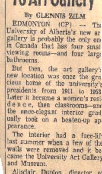 Article discussing the Sleigh Ride sponsored by U.C.W.C, listing who attended, what they ate and what the entertainment was. 