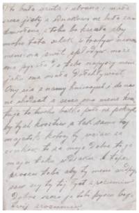 Part of a letter from Joseph Kuna to unknown.