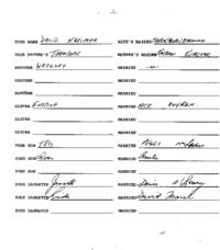 Genealogical information about David Kazimer and family.