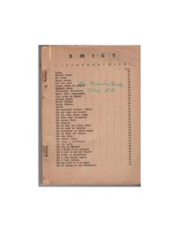 1. Historical Songs 2. Military Songs 3. Various Songs 4.Love Songs  5.Carols  6.Womens Songs; Ukrainian songbook, acquired by Sydney, NS Holy Ghost Church after 1940 with property stamp of Rev. Constantine Zarsky. Book is too fragile to scan fully. Please see original for full resource.