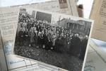 Fr. Zarsky together with parishioners, circa 1950s